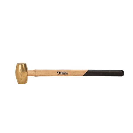 Abc Hammers 6 lb. Brass Hammer with 24 Wood Handle ABC6BWS